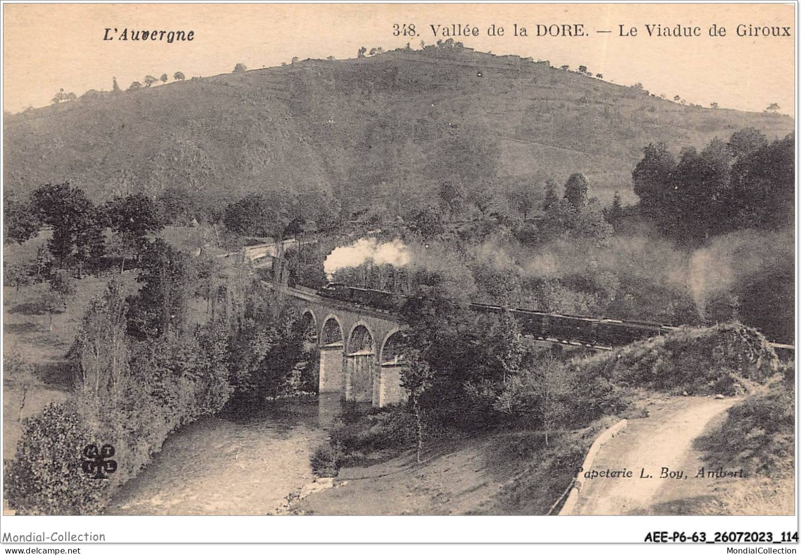 AEEP6-63-0472 - Vallée De La Dore - Le Viaduc De Giroux  - Ambert