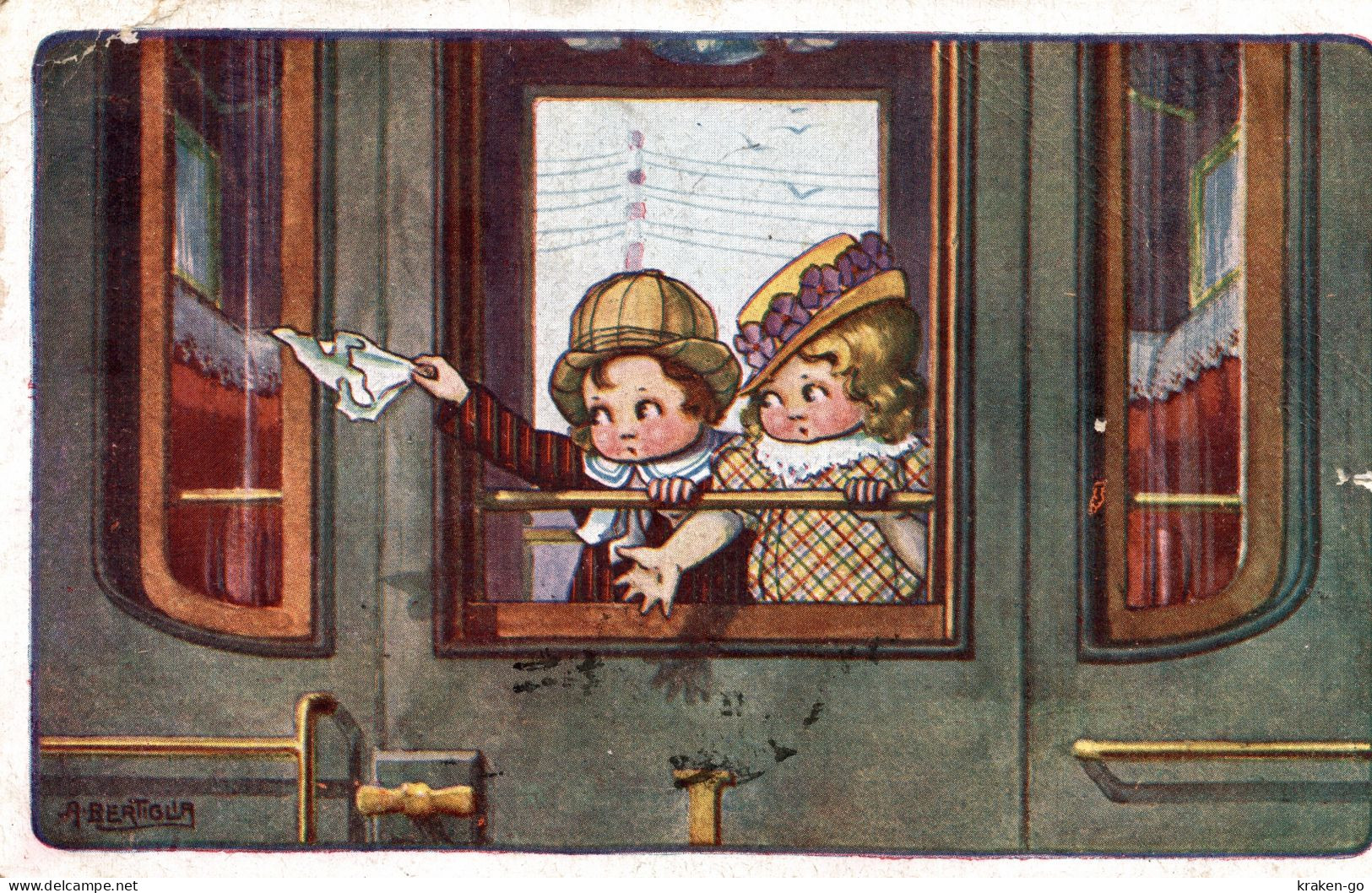 A. BERTIGLIA - Bambini Sul Treno - VG - #164 - Bertiglia, A.