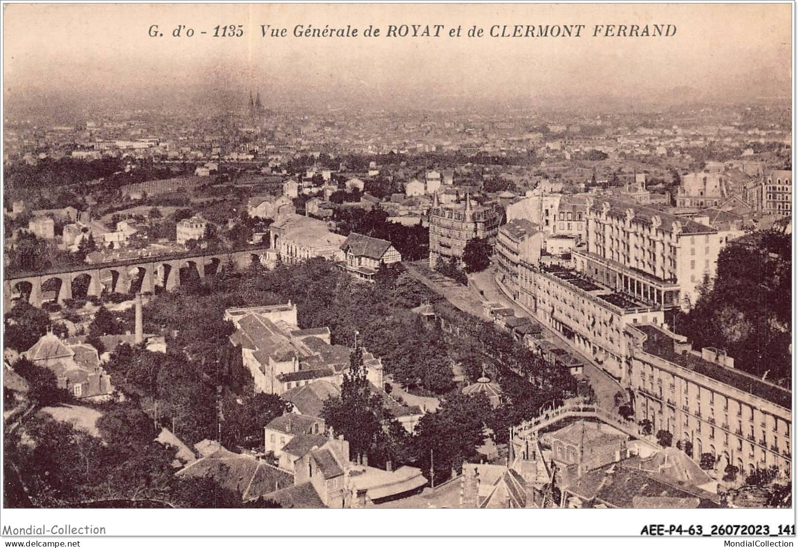 AEEP4-63-0319 - Vue Générale De ROYAT Et Clermont Ferrand  - Royat