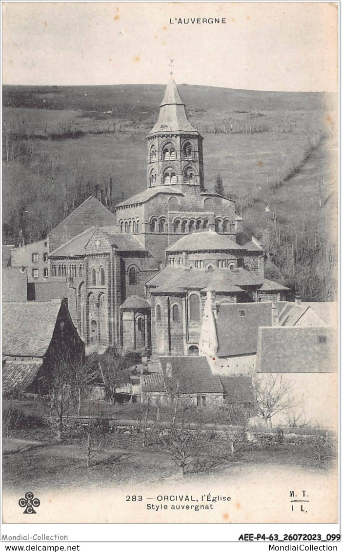 AEEP4-63-0298 - ORCIVAL - L'église - Style Auvergnat  - Issoire