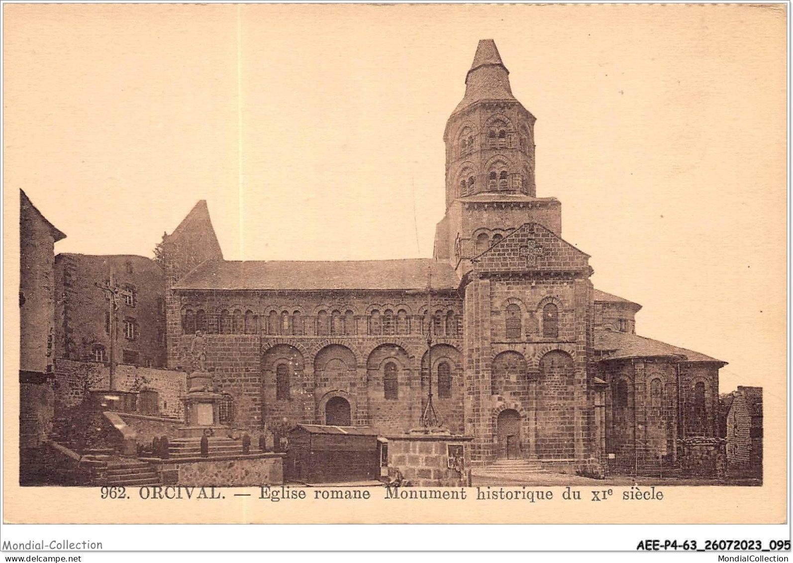 AEEP4-63-0296 - ORCIVAL - église Romane - Monument Historique Du XIe Siècle   - Issoire