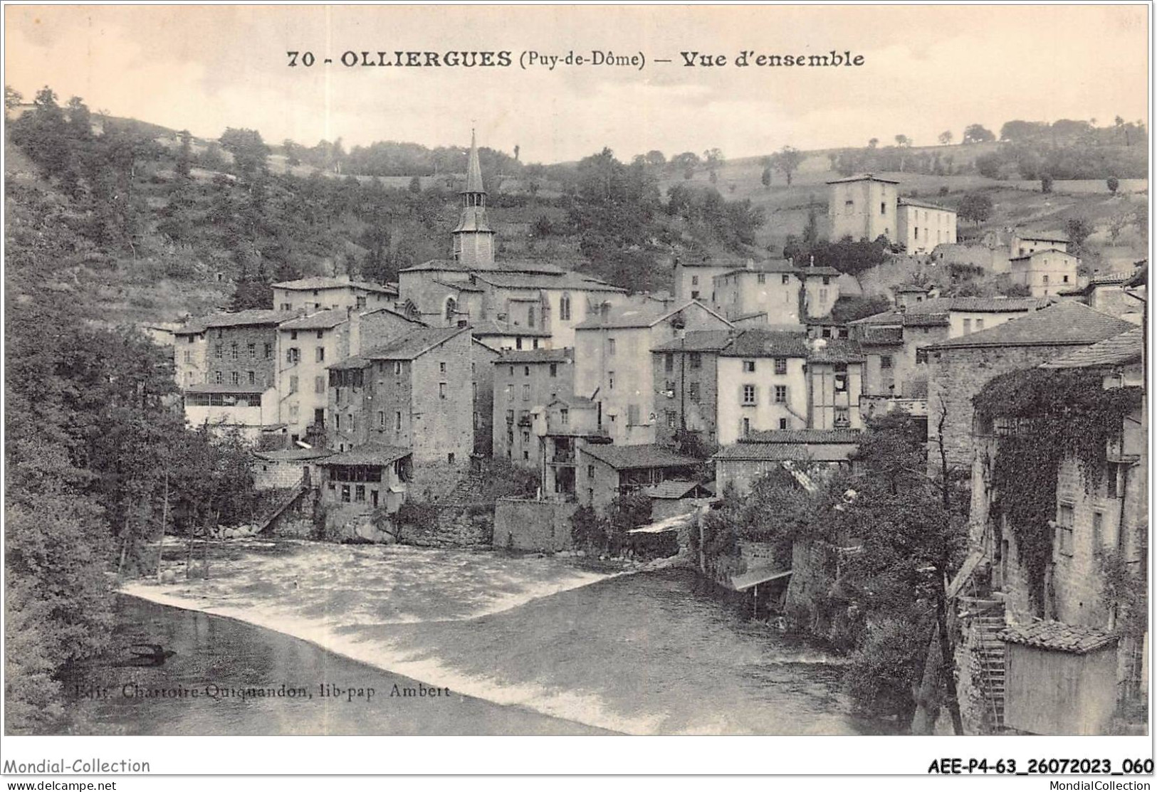 AEEP4-63-0278 - OLLIERGUES - Vue D'ensemble  - Olliergues