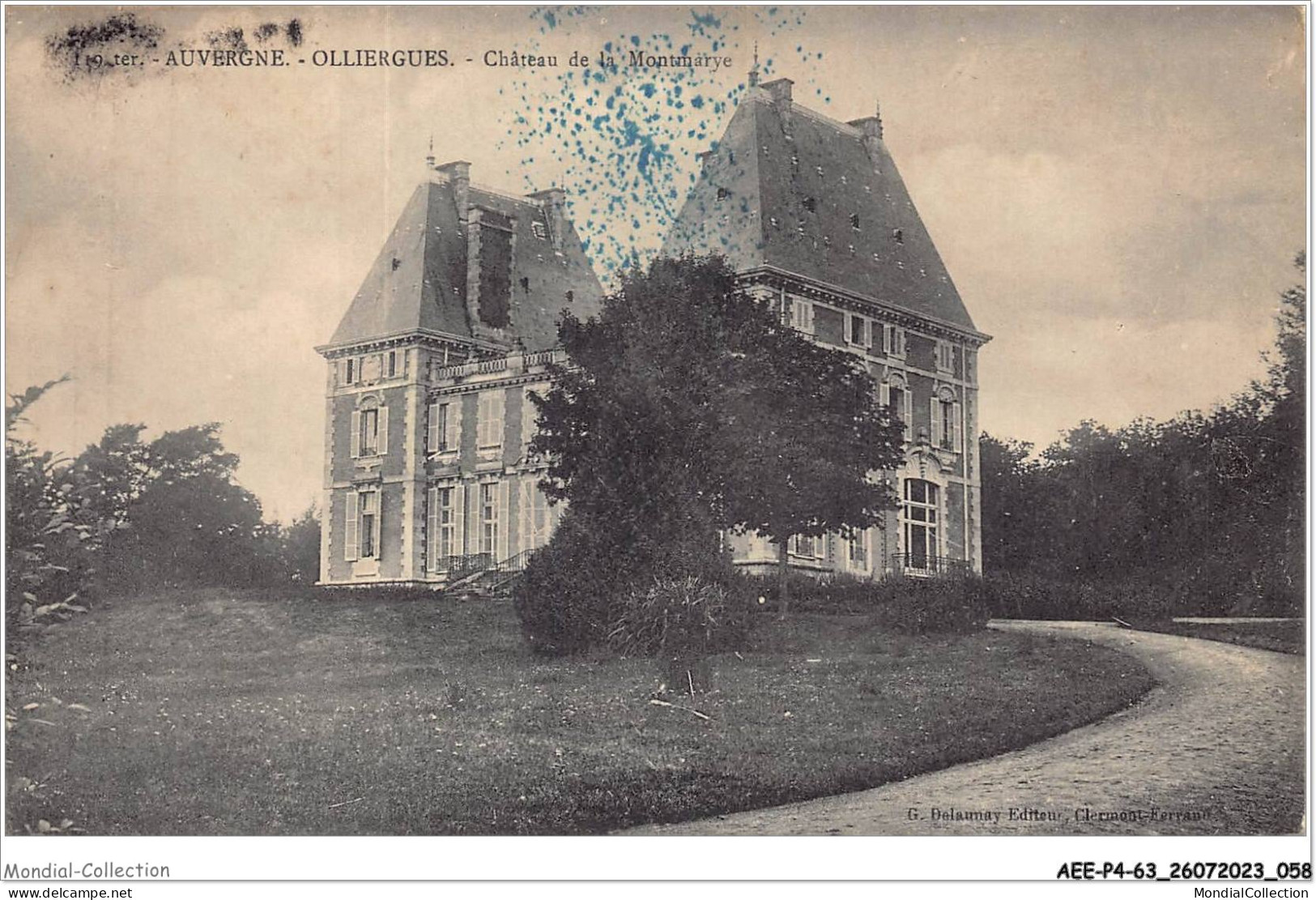 AEEP4-63-0277 - OLLIERGUES - Château De La Montmarye - Olliergues