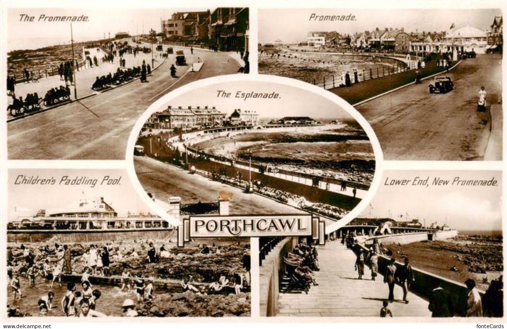 73904025 Porthcawl UK Promenade Childrens Paddling Pool The Esplanade Lower End  - Autres & Non Classés