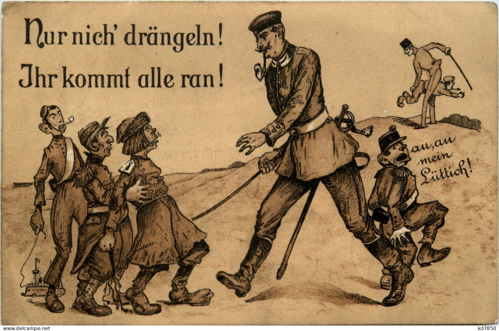 Nur Nicht Drängeln - Propaganda - Humor