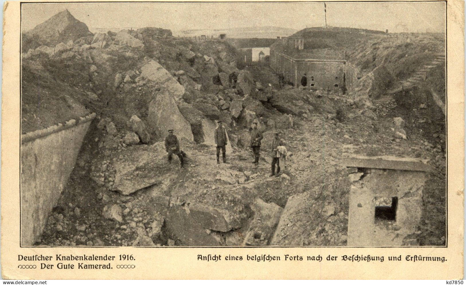 Belgisches Fort - War 1914-18