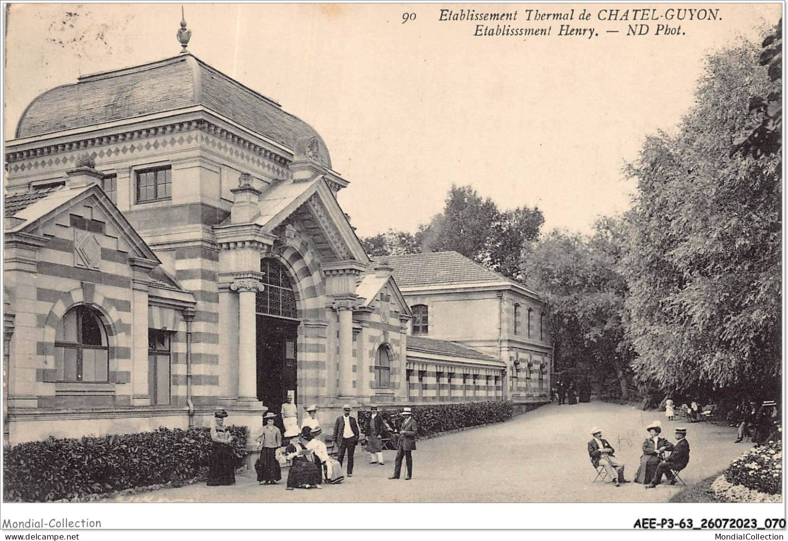 AEEP3-63-0198 - établissement Thermal De CHATELGUYON - établissement Henry  - Châtel-Guyon