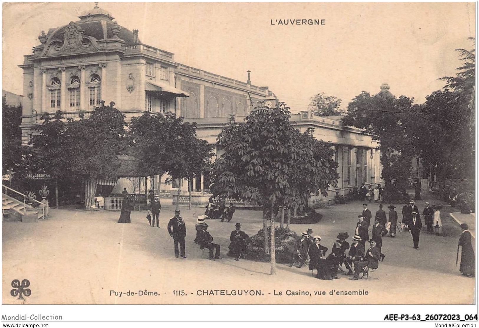 AEEP3-63-0195 - CHATELGUYON - Le Casino - Vue D'ensemble  - Châtel-Guyon