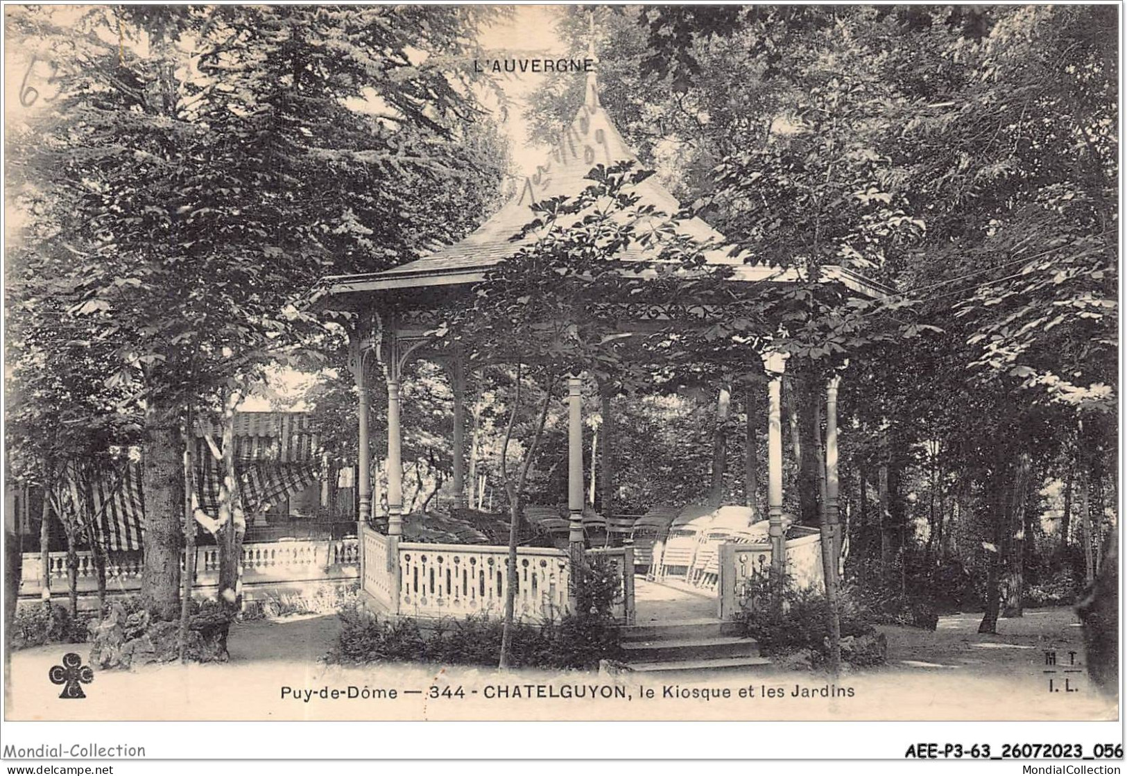 AEEP3-63-0191 - CHATELGUYON - Le Kiosque Et Les Jardins  - Châtel-Guyon
