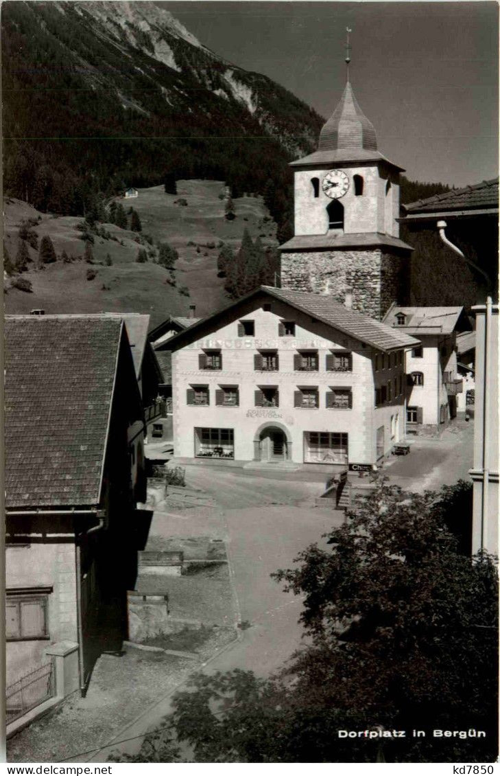 Dorfplatz In Bergün - Bergün/Bravuogn