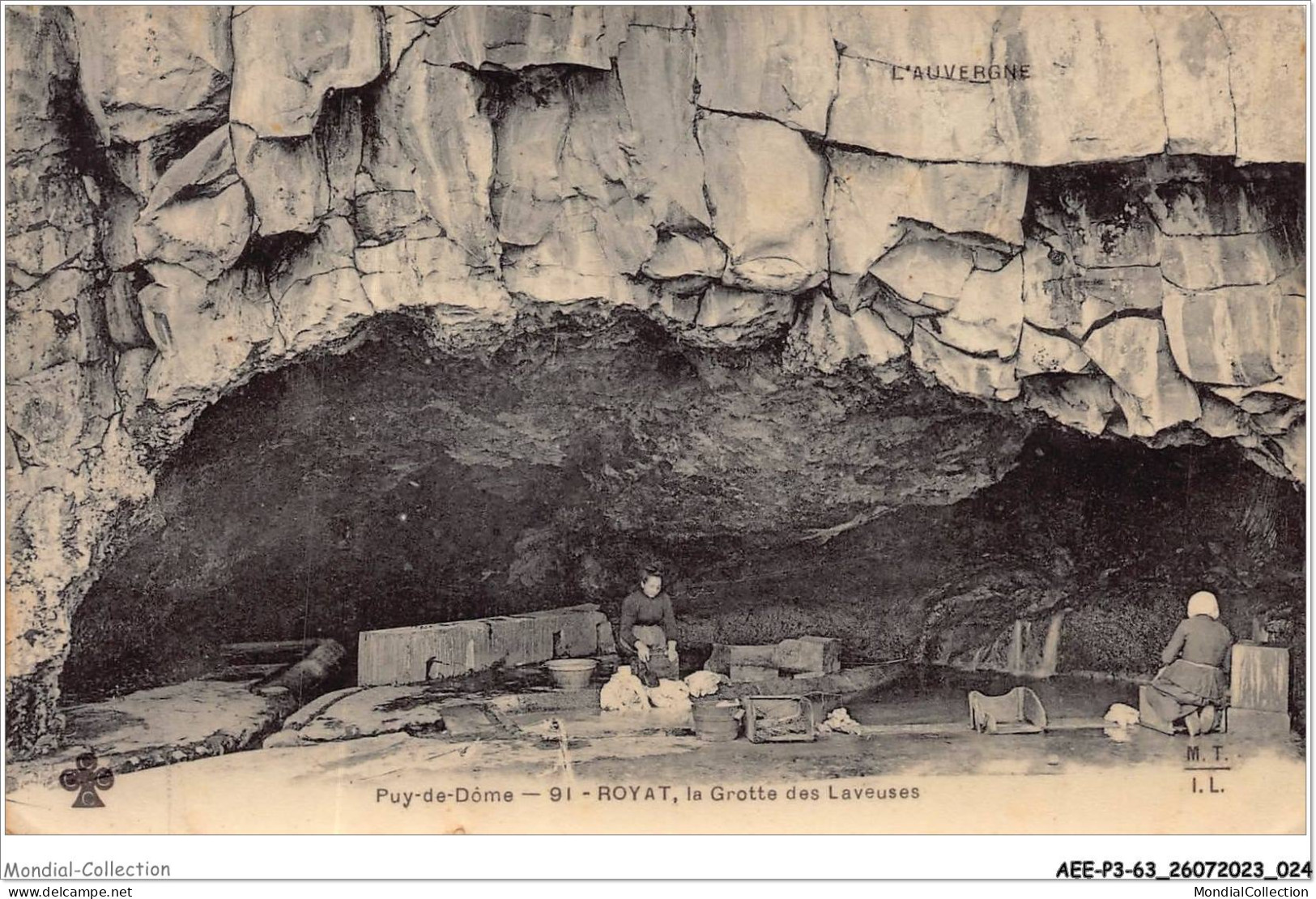 AEEP3-63-0175 - ROYAT - La Grotte Des Laveuses  - Royat