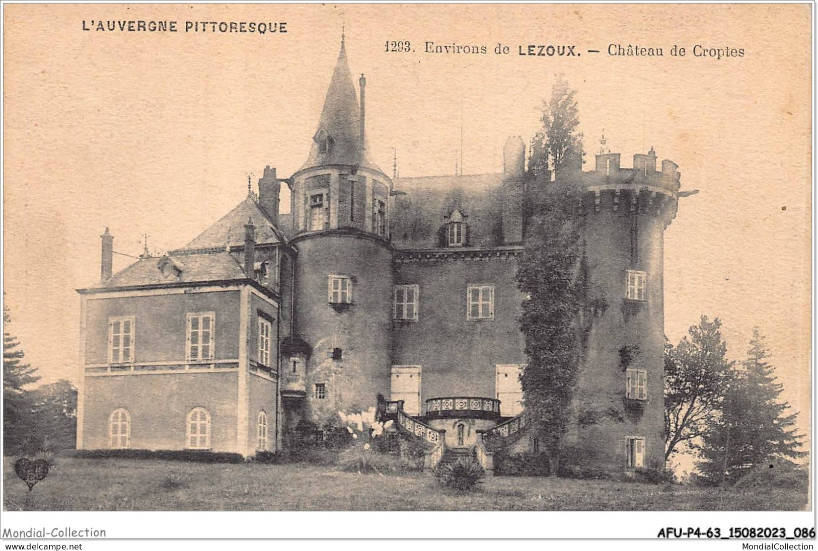 AFUP4-63-0324 - Environs De LEZOUX - Chateau De Croptes - Lezoux