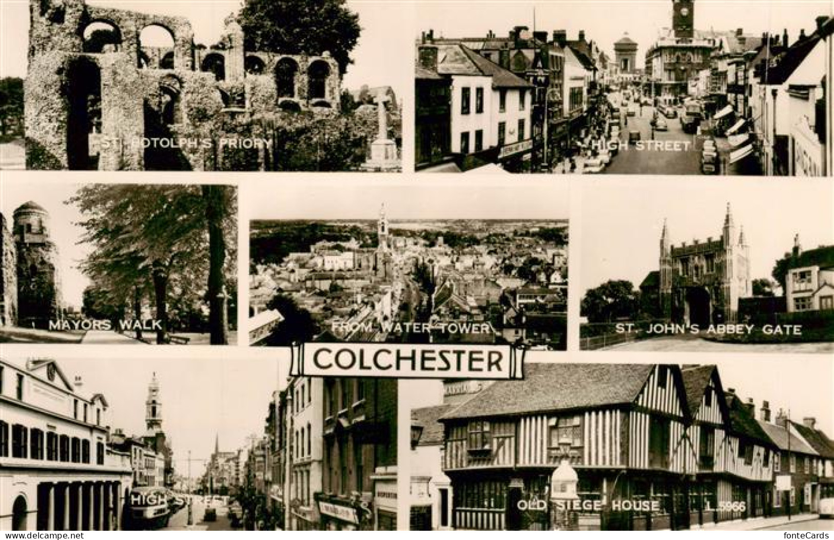 73904019 Colchester  UK St Edtolphs Priory High Street Mayors Walk From Water To - Andere & Zonder Classificatie