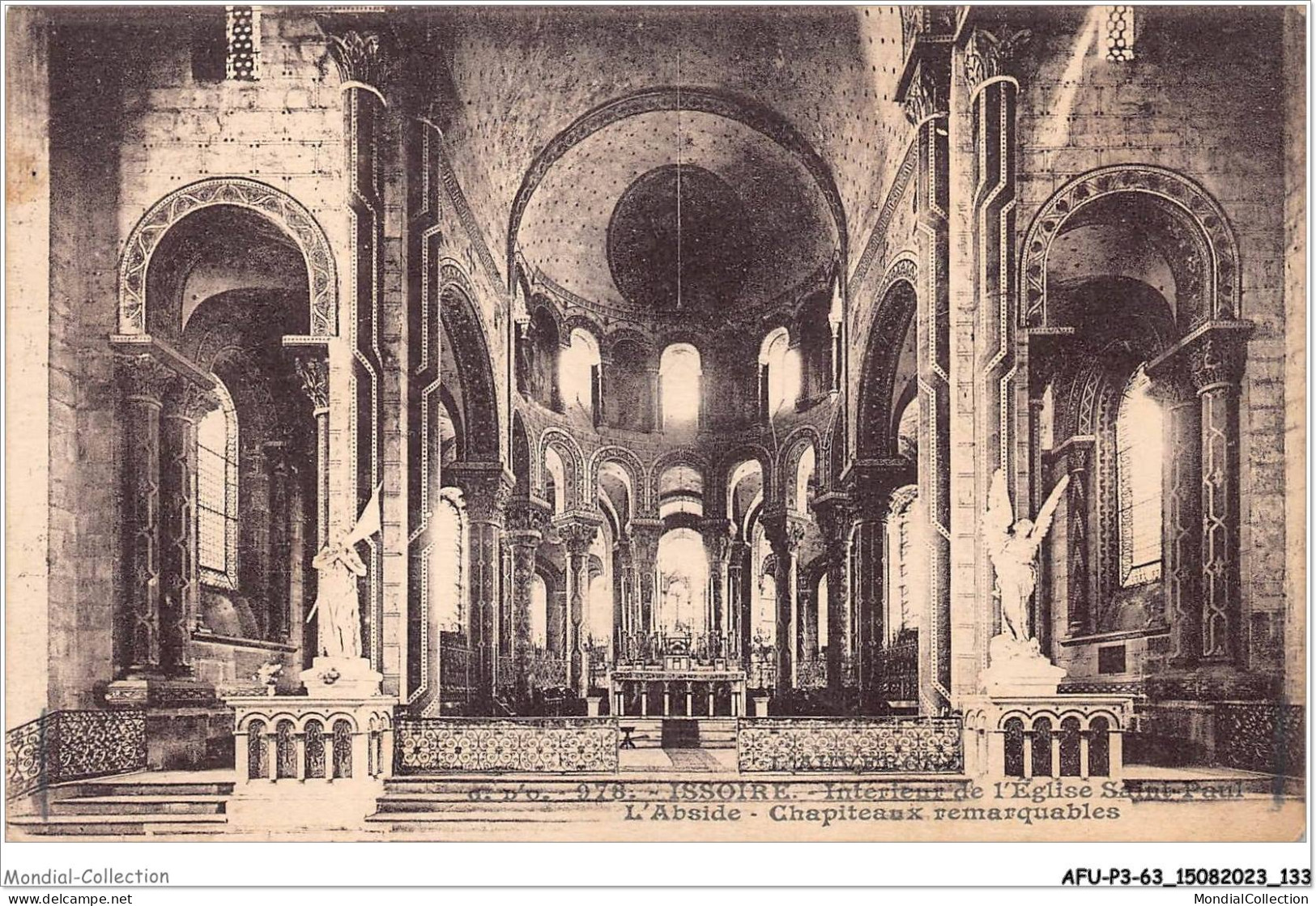 AFUP3-63-0248 - ISSOIRE - Interieur De Leglise Saint-Paul - L'Abside - Chapiteaux Remarquables - Issoire