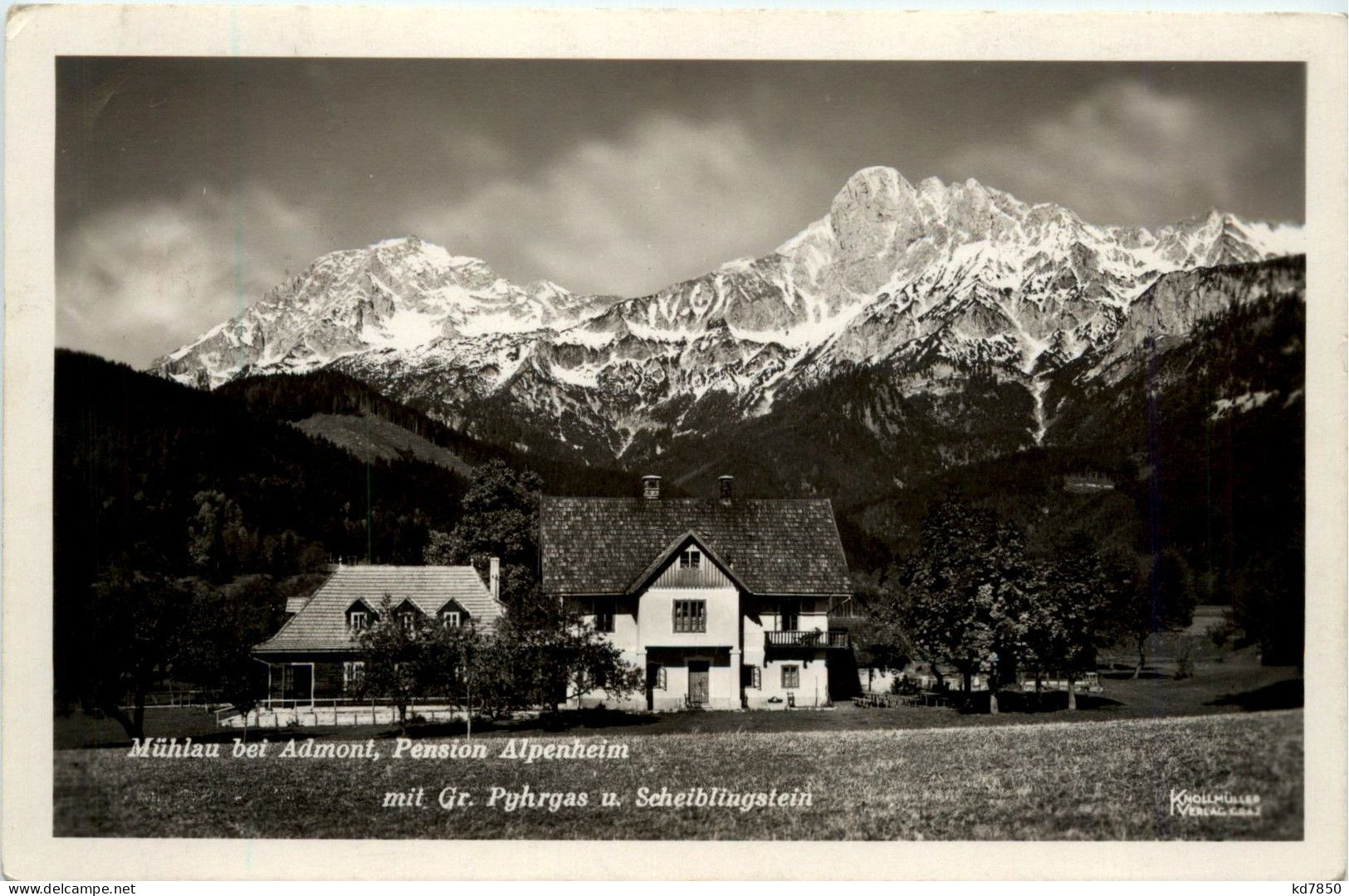 Admont, Mühlau, Pension Alpenheim Mit Gr. Pyhrgas U. Scheiblingstein - Admont