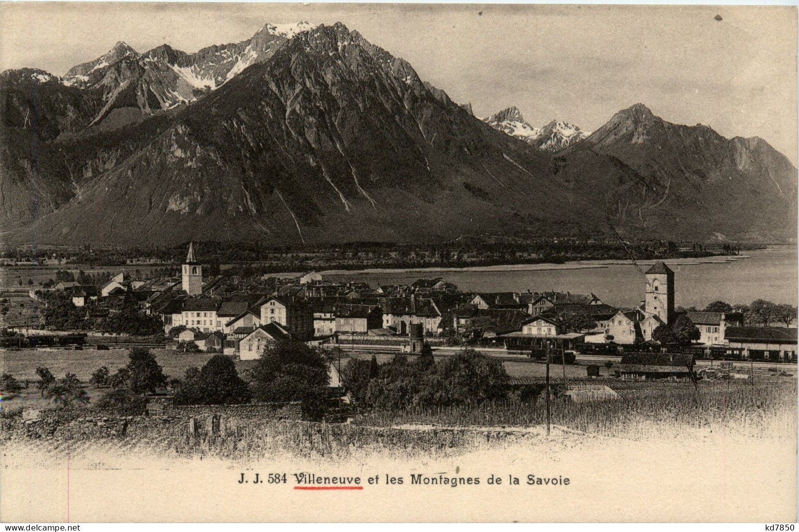 Villeneuve Et Les Montagnes De La Savoie - Villeneuve