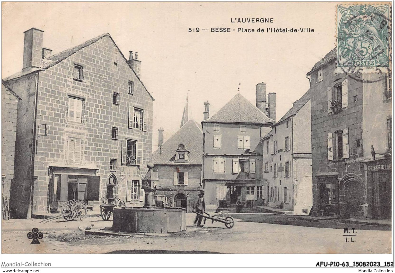 AFUP10-63-0886 - BESSE - Place De L''hotel-de-ville - Besse Et Saint Anastaise