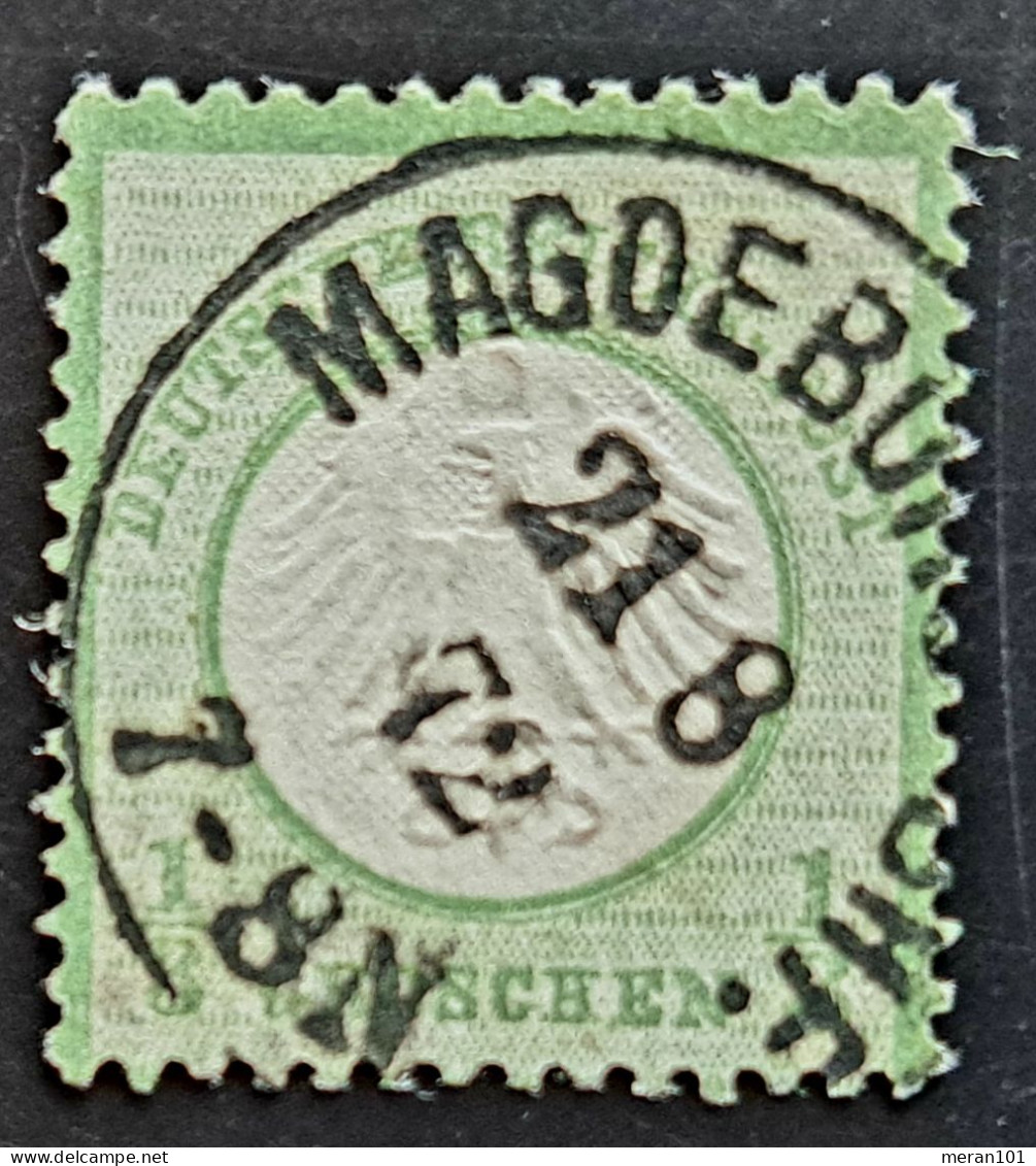 Deutsches Reich 1872, Brustschild Mi 2a MAGDEBURG Signiert - Used Stamps