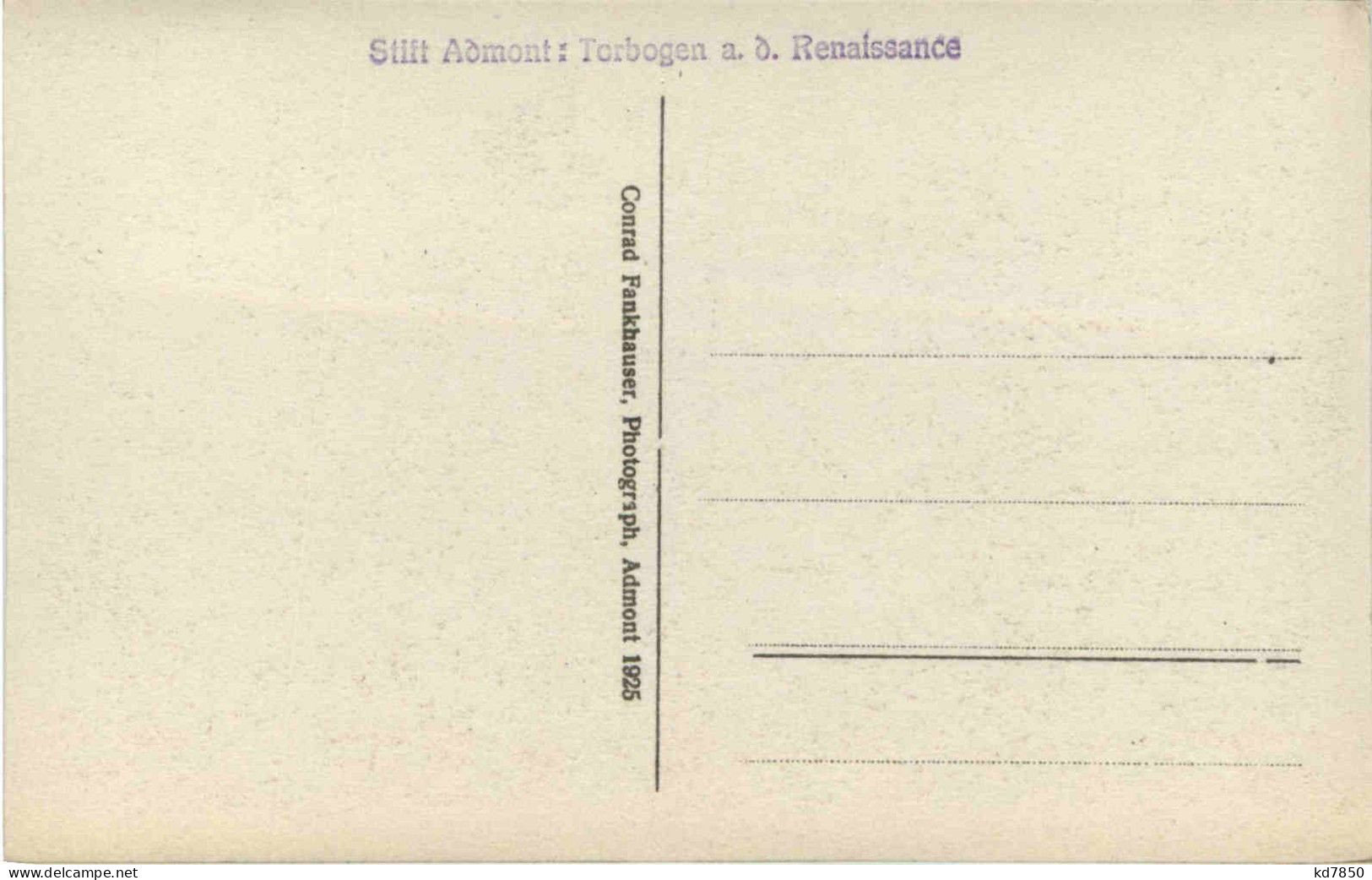 Admont/Steiermark - Admont, Stift: Torbogen A.d. Renaissance - Admont