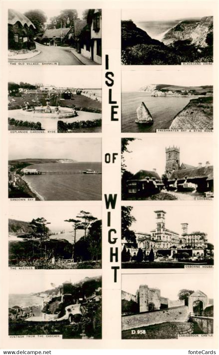 73904007 Isle-of-Wight  UK The Old Village Shanklin Esplanade Gardesn Ryde Sando - Altri & Non Classificati