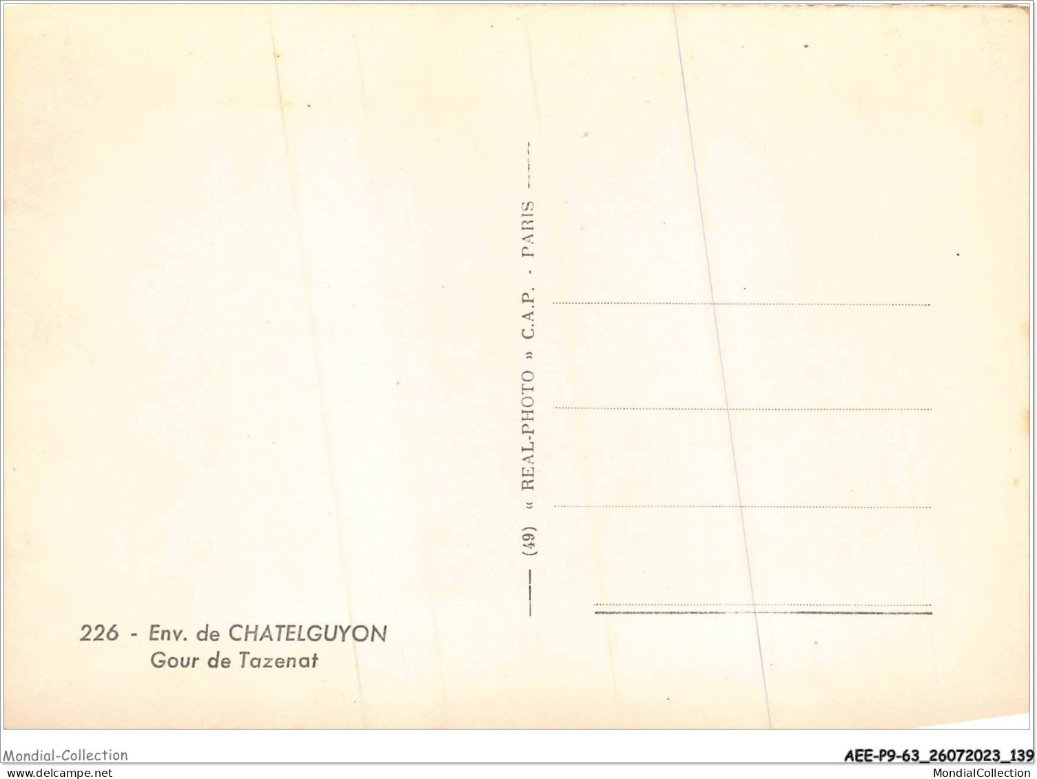 AEEP9-63-0764 - Env De CHATELGUYON - Gour De Tazenat  - Châtel-Guyon