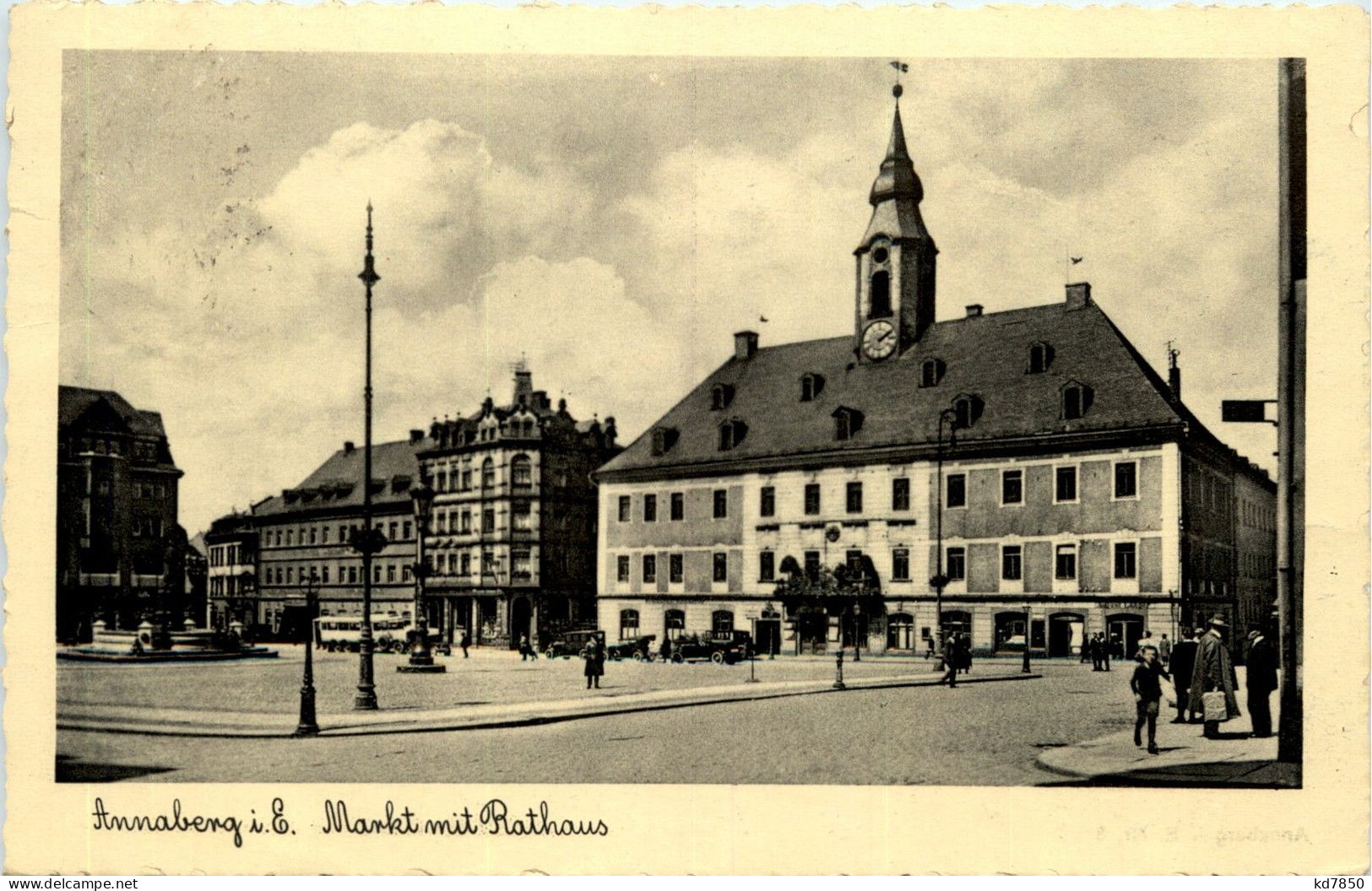 Annaberg - Markt Und Rathaus - Annaberg-Buchholz