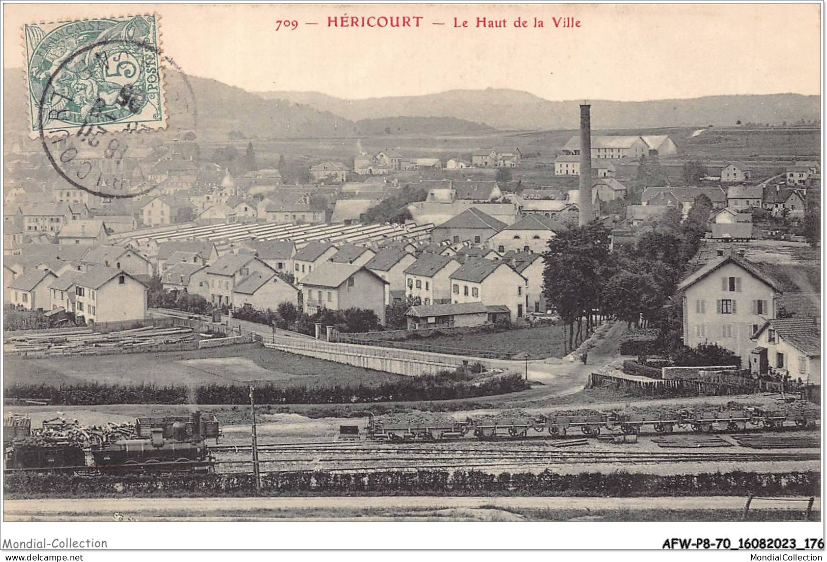 AFWP8-70-0857 - HERICOURT - Le Haut De La Ville - Héricourt