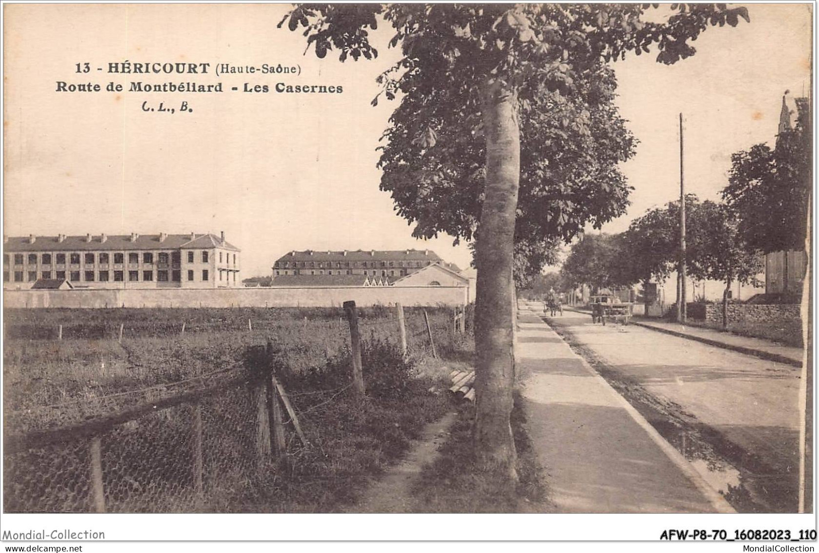 AFWP8-70-0824 - HERICOURT - Haute-saône - Route De Montbéliard - Les Casernes - Héricourt