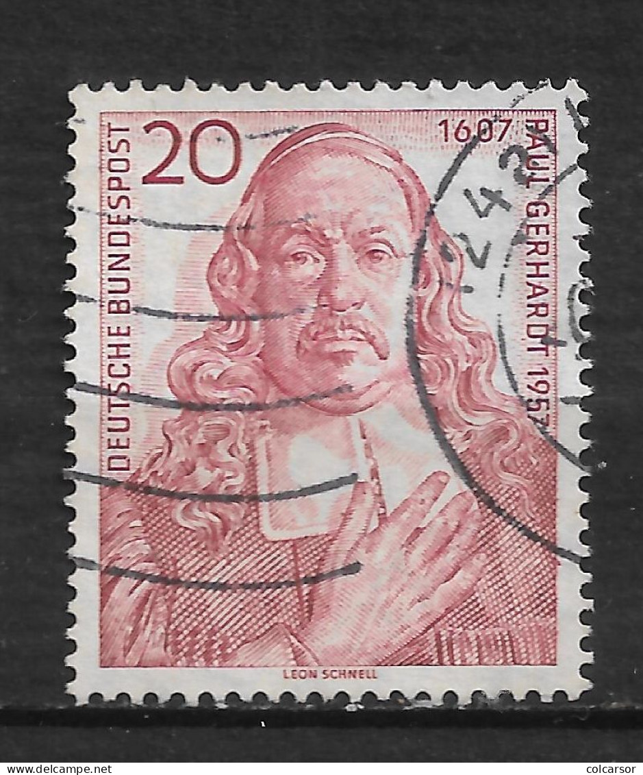 ALLEMAGNE   FÈDÉRALE N°   132 "  GERHARDT " - Used Stamps