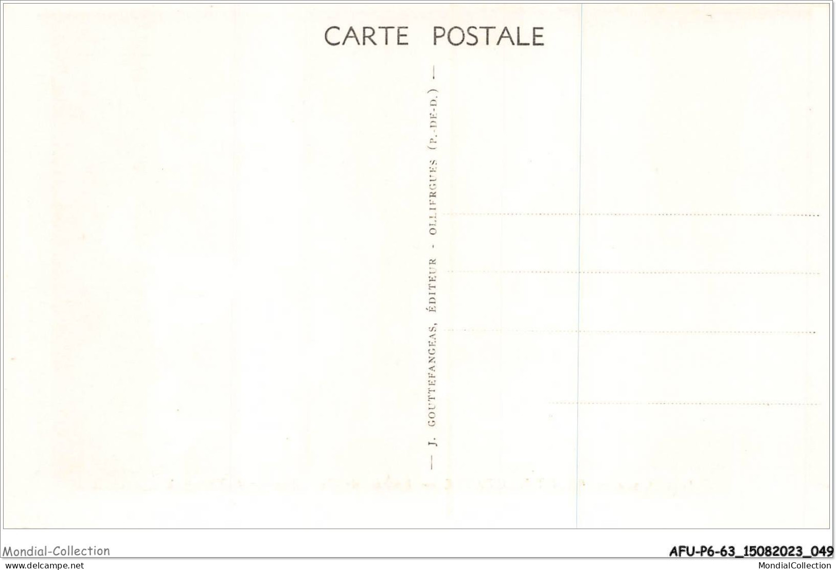 AFUP6-63-0484 - SAINT-NECTAIRE - Entree De L'etablissement Thermal - Saint Nectaire