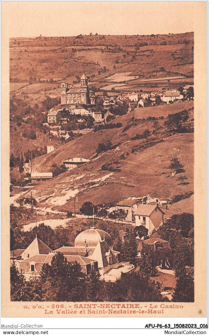 AFUP6-63-0468 - SAINT-NECTAIRE - Le Casino - La Vallée Et Saint-nectaire-le-haut - Saint Nectaire