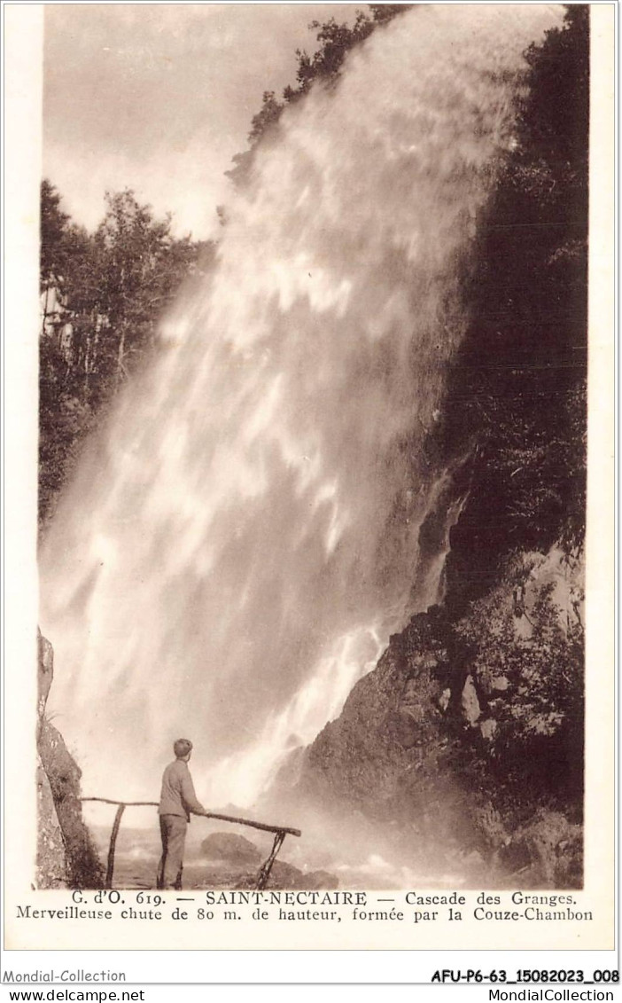 AFUP6-63-0464 - SAINT-NECTAIRE - Cascade Des Granges - Merveilleuse Chute De 80 M  De Hauteur Formee Par La Couze - Saint Nectaire