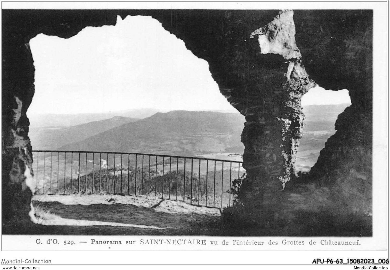 AFUP6-63-0463 - Panorama Sur SAINT-NECTAIRE - Vu De L'interieur Des Grottes De Chateauneuf - Saint Nectaire