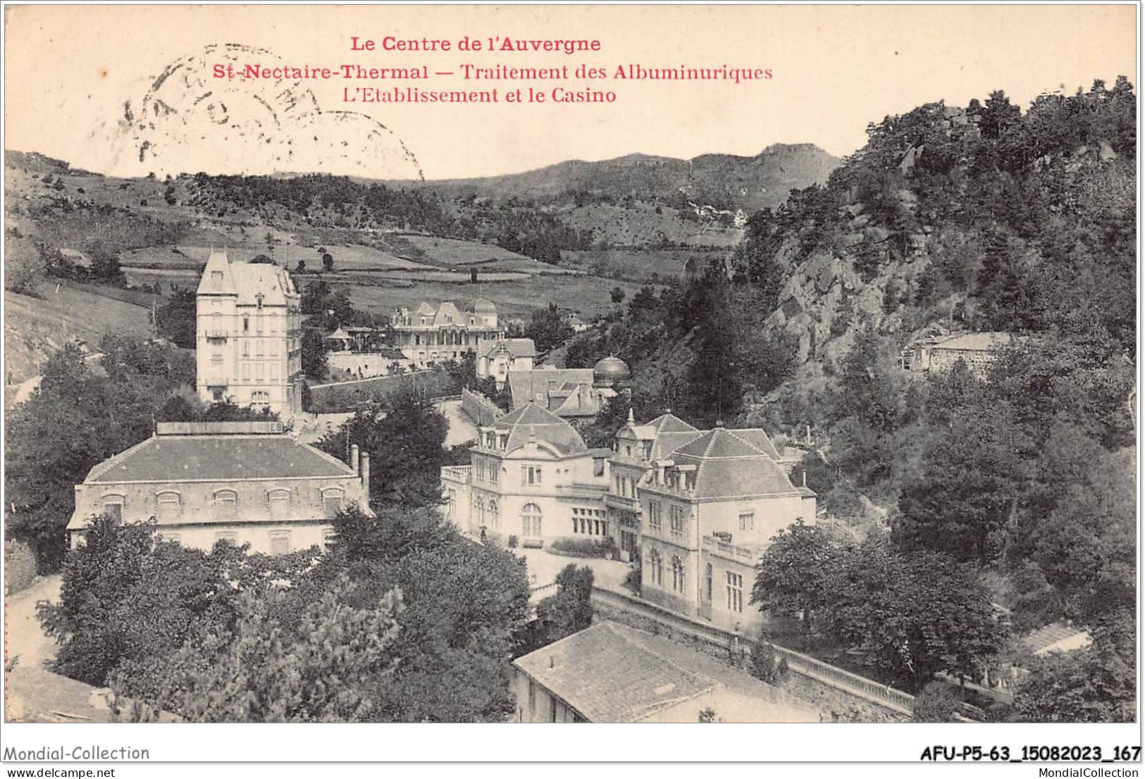 AFUP5-63-0447 - SAINT-NECTAIRE-THERMAL - Traitement Des Albuminuriques - L'etablissemnt Et Le Casino - Saint Nectaire