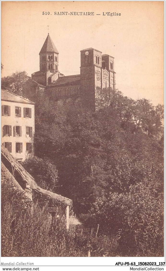 AFUP5-63-0432 - SAINT-NECTAIRE - L'eglise - Saint Nectaire