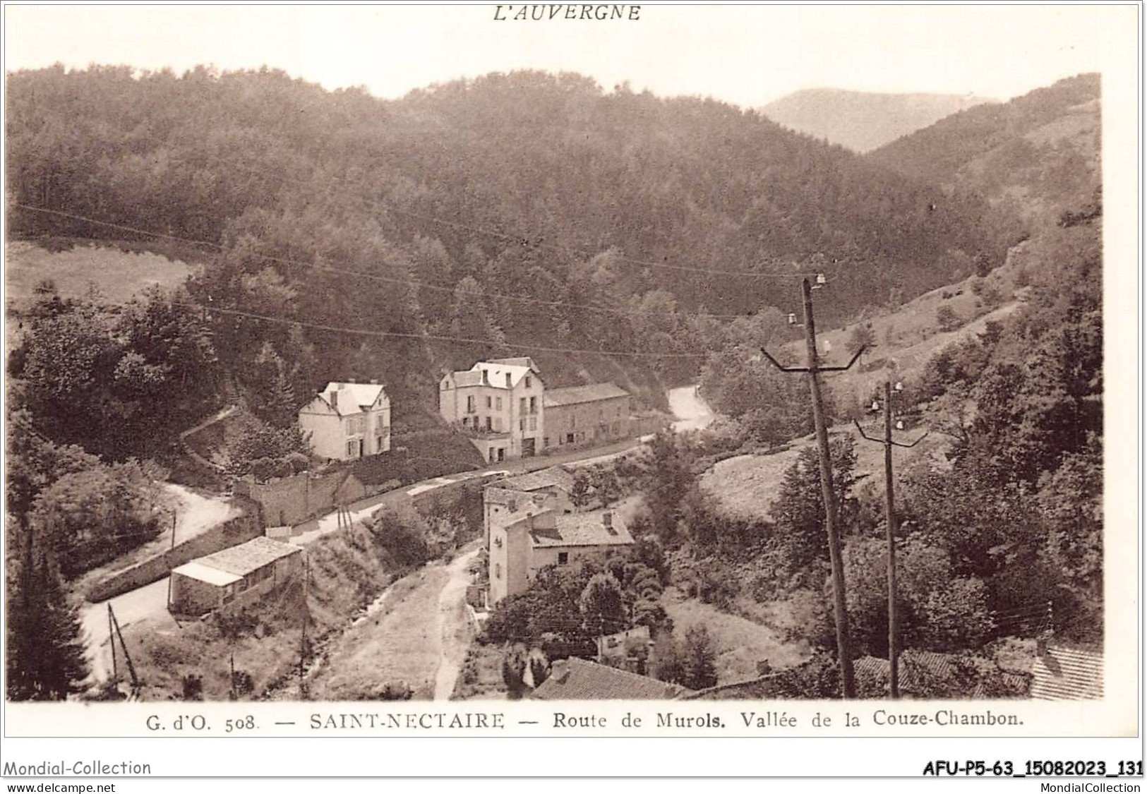 AFUP5-63-0429 - SAINT-NECTAIRE - Route De Murols - Vallée De La Couze-Chambon - Saint Nectaire