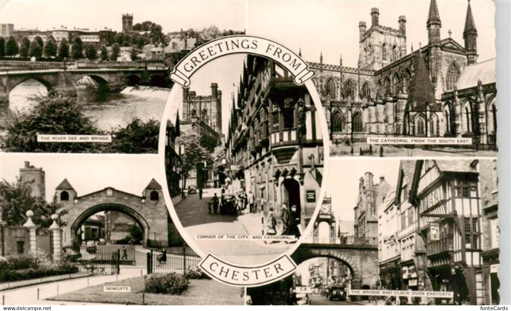 73903718 Chester  Cheshire UK The River Dee Newgate Corner And Cathedral The Bri - Sonstige & Ohne Zuordnung