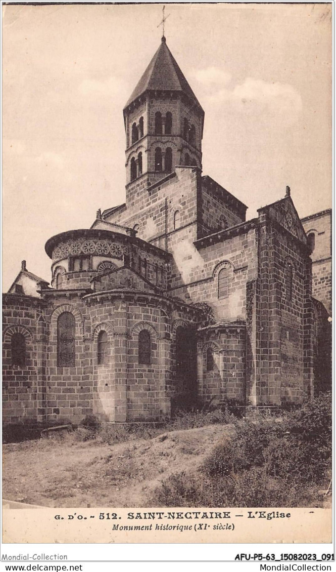 AFUP5-63-0409 - SAINT-NECTAIRE - L'eglise - Saint Nectaire