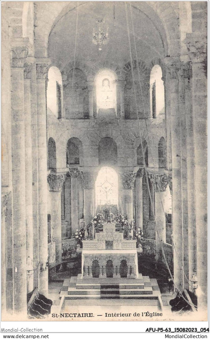 AFUP5-63-0390 - SAINT-NECTAIRE - Interieur De L'eglise - Saint Nectaire