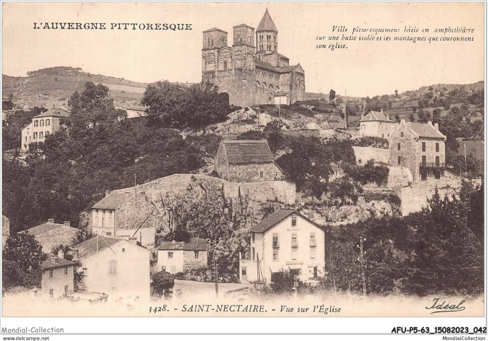 AFUP5-63-0384 - SAINT-NECTAIRE - Vue Sur L'eglise - Saint Nectaire