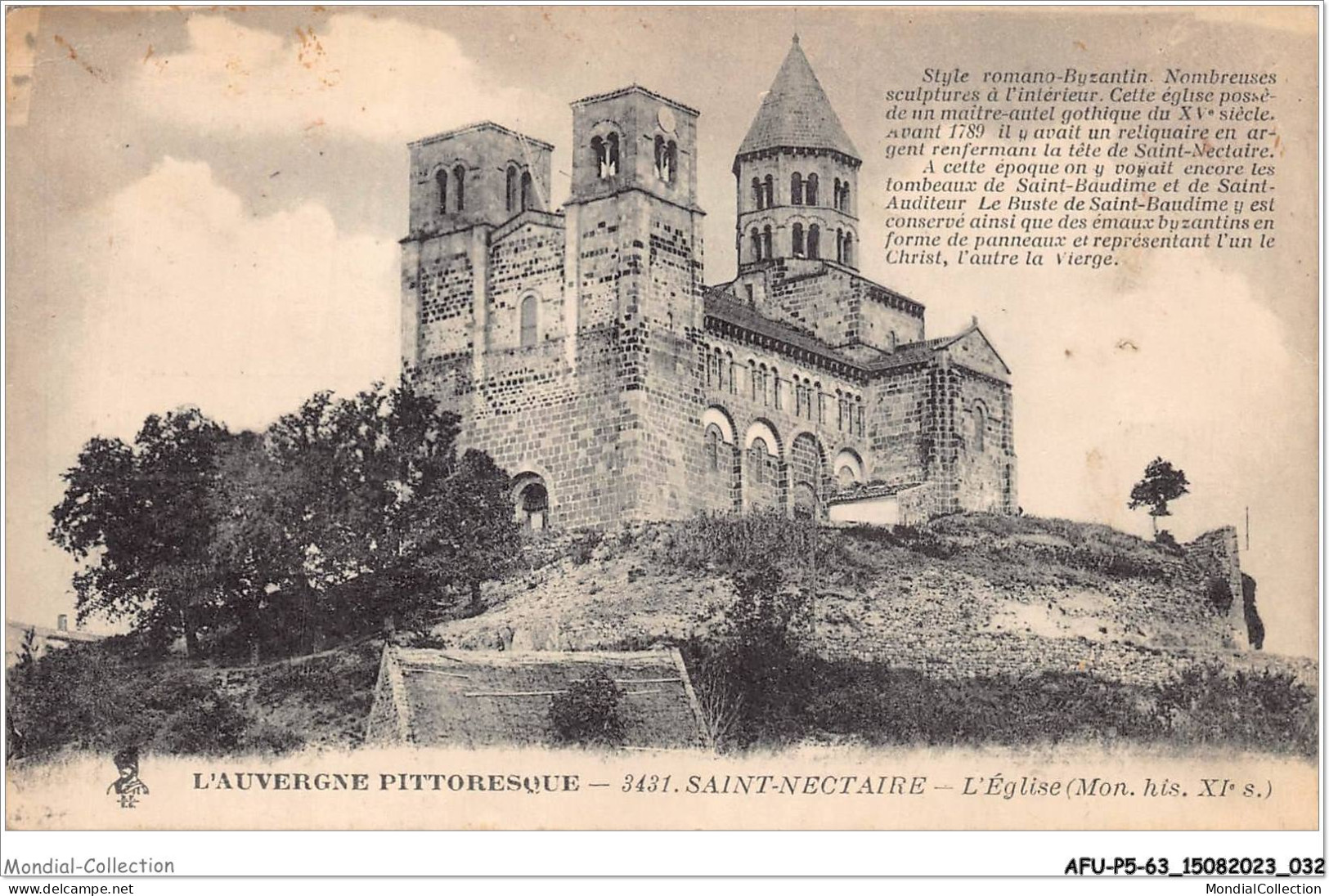 AFUP5-63-0379 - ST-NECTAIRE - L'eglise - Saint Nectaire