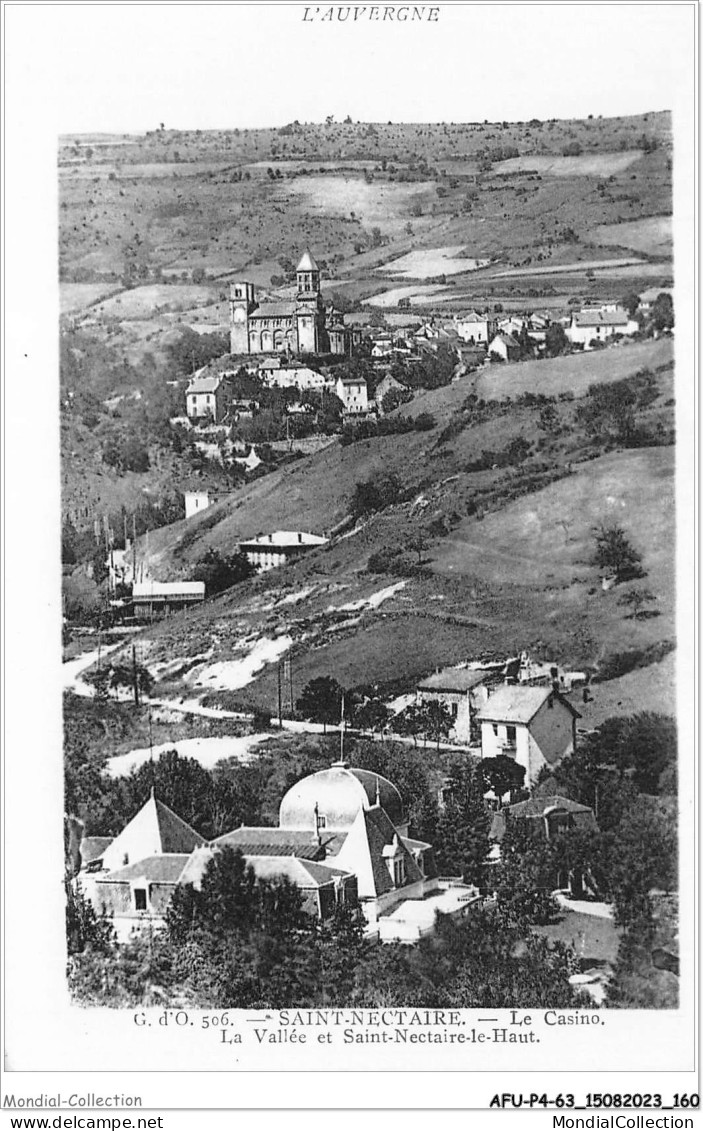 AFUP4-63-0362 - ST-NECTAIRE - Le Casino - La Vallée Et Saint-Nectaire-le-haut - Saint Nectaire