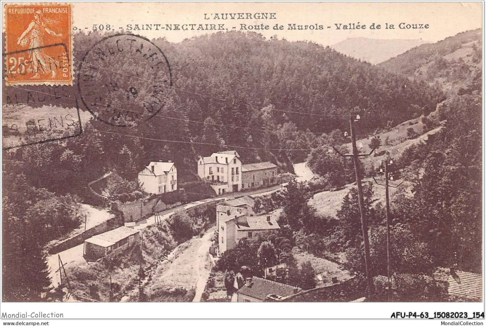 AFUP4-63-0359 - ST-NECTAIRE - Route De Murols - Vallee De La Couze - Saint Nectaire
