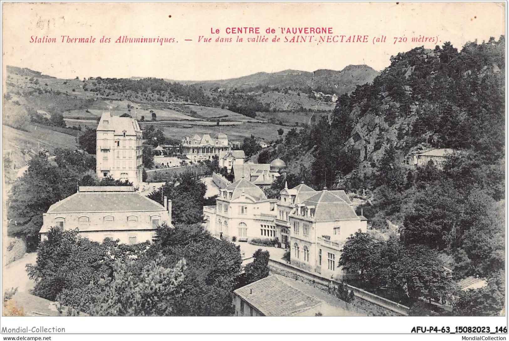 AFUP4-63-0355 - Station Thermale Des Albuminuriques -vue Dans La Vallee De SAINT-NECTAIRE  - Saint Nectaire