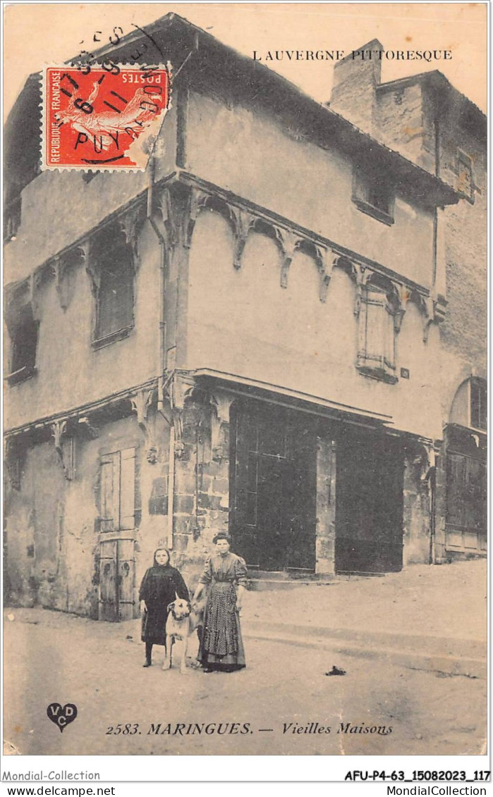 AFUP4-63-0340 - L'AUVERGNE PITTORESQUE - MARINGUES - Vieilles Maisons - Maringues