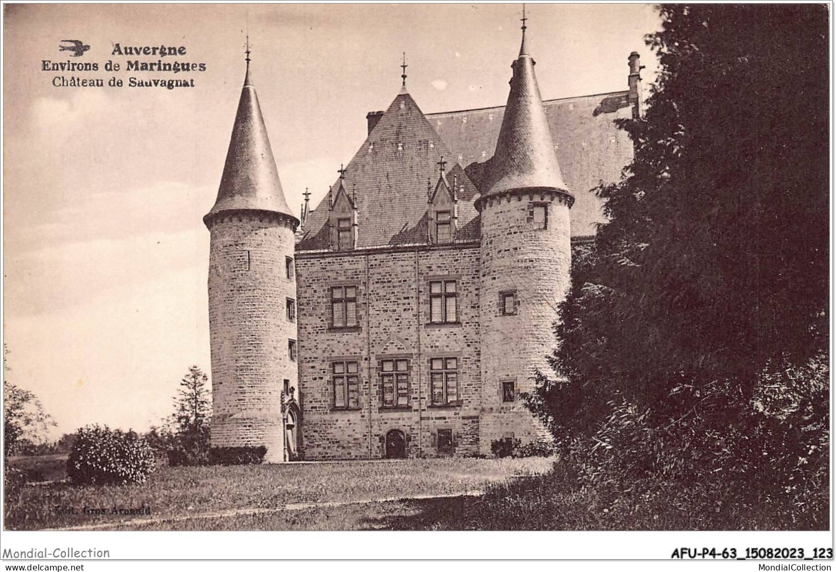 AFUP4-63-0343 - AUVERGNE - Environs De MARINGUES - Chateau De Sauvagnat - Maringues