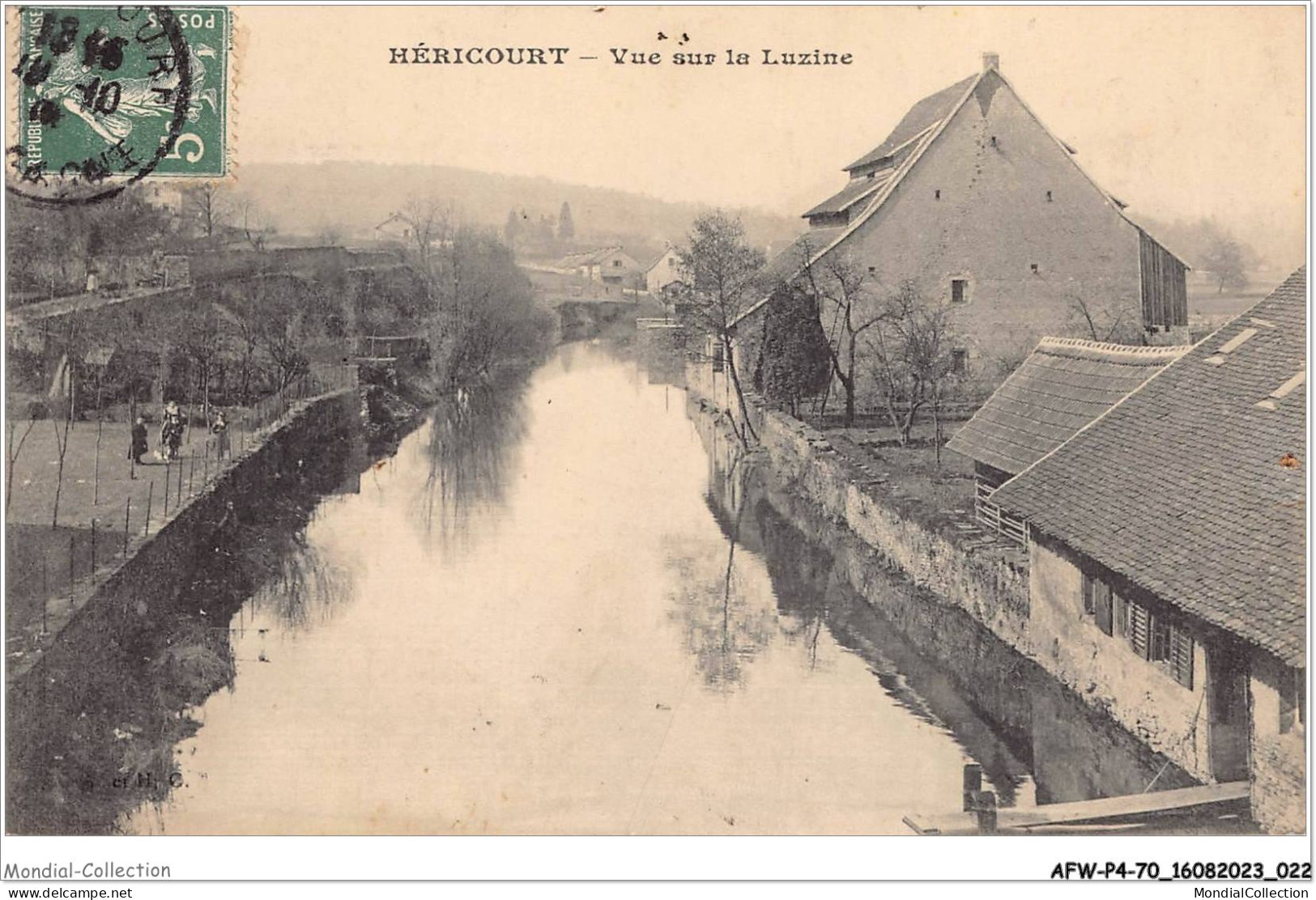 AFWP4-70-0314 - HERICOURT - Vue Sur La Luzine - Héricourt