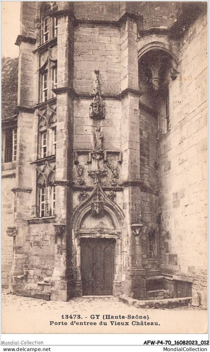 AFWP4-70-0309 - GY - Haute-saône - Porte D'entrée Du Vieux Château - Gy