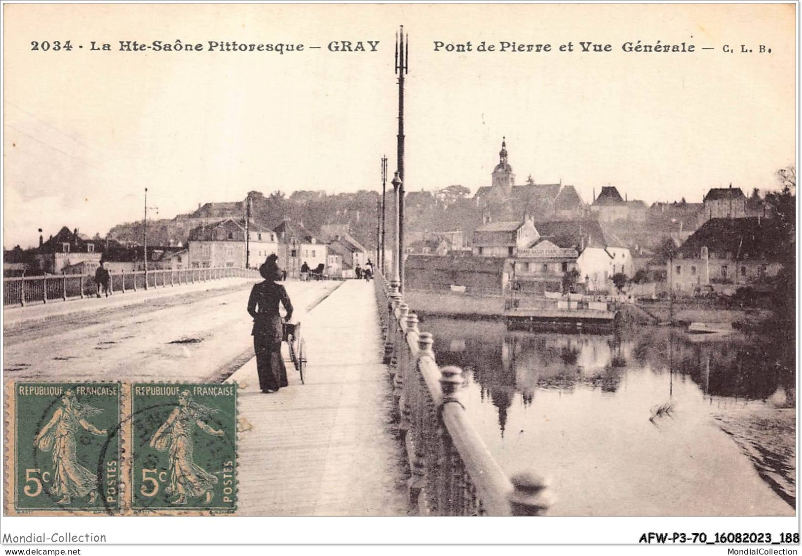 AFWP3-70-0280 - La Haute-saône Pittoresque - GRAY - Pont De Pierre Et Vue Générale - Gray