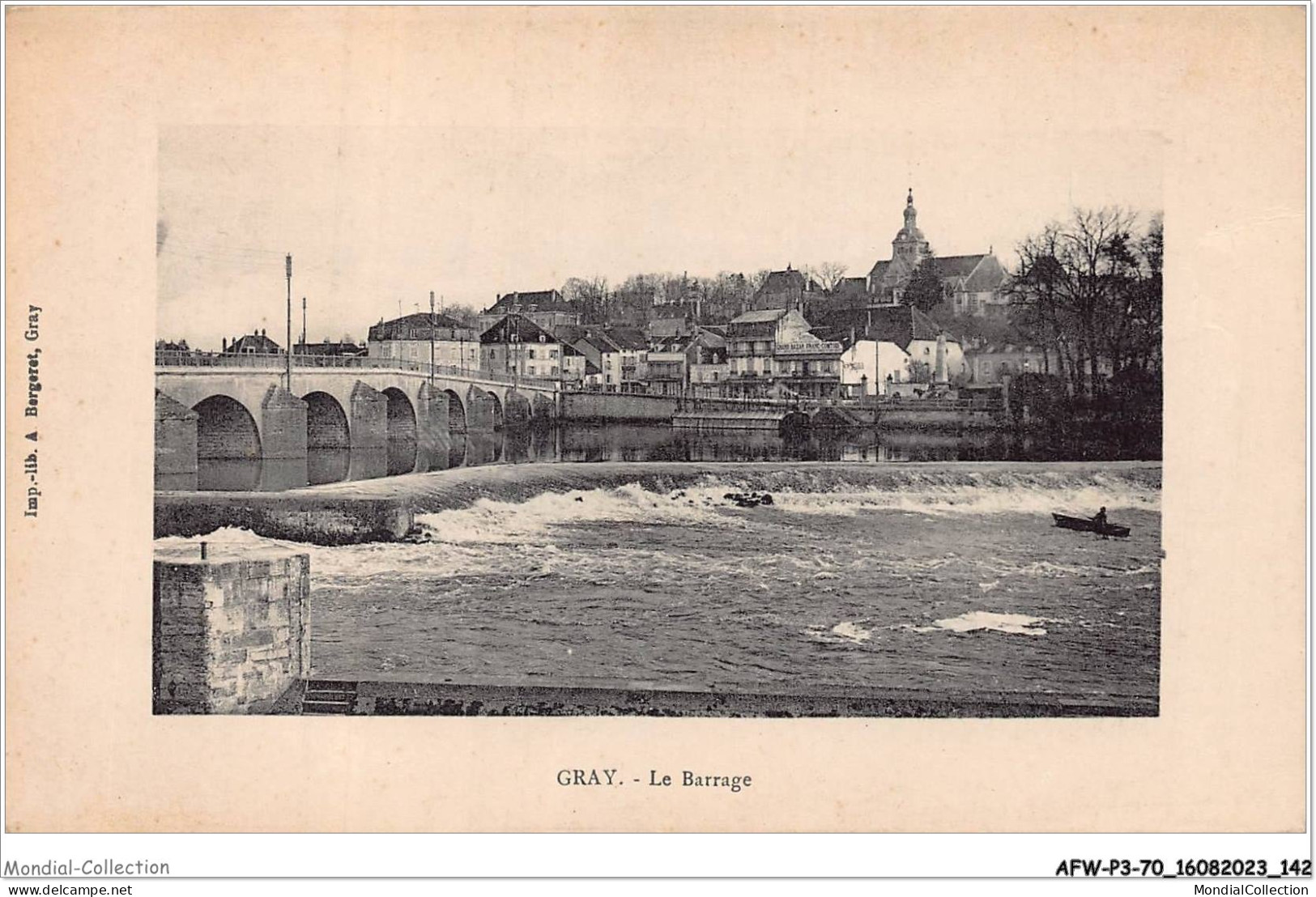 AFWP3-70-0257 - GRAY - Le Barrage - Gray